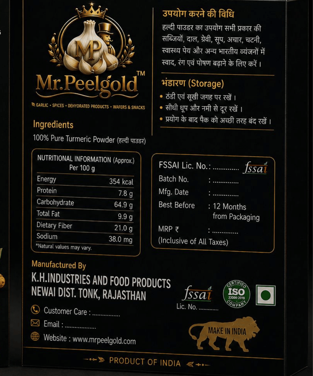 Turmeric Powder | Premium Haldi Powder | Pure & Natural Spice - Image 2